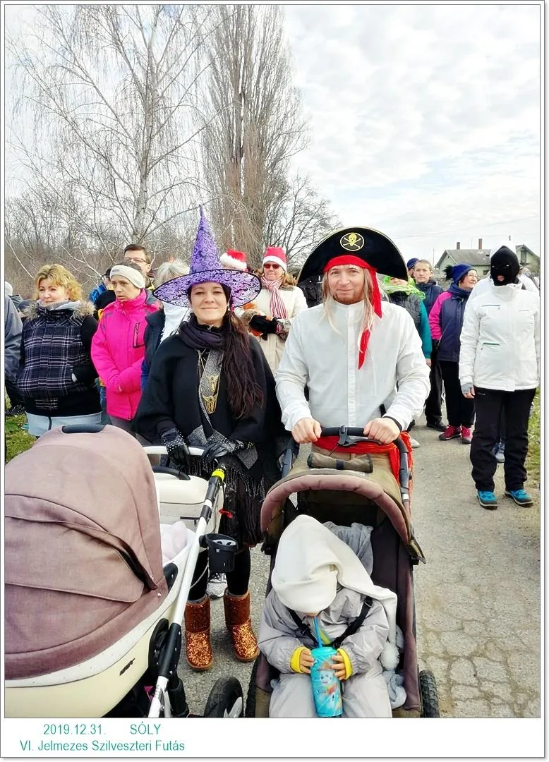 VI. Szilveszteri jelmezes futás. Fotók: Önkormányzat