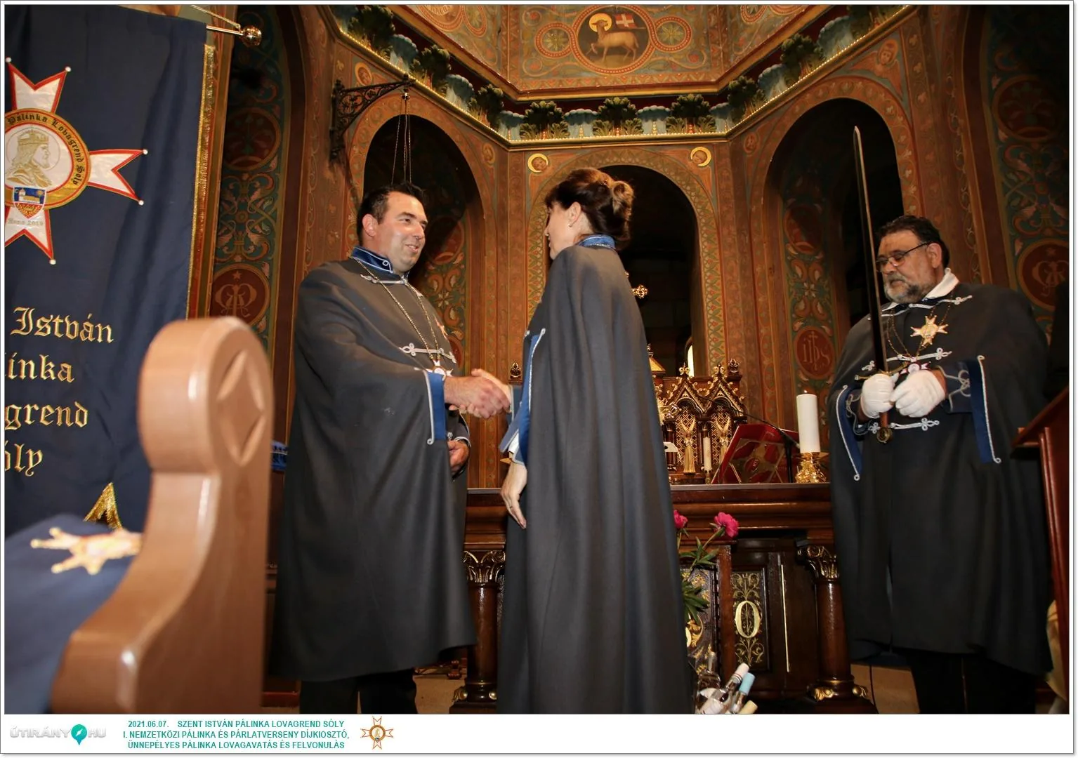 Díjkiosztó, szentelés, avatás, felvonulás