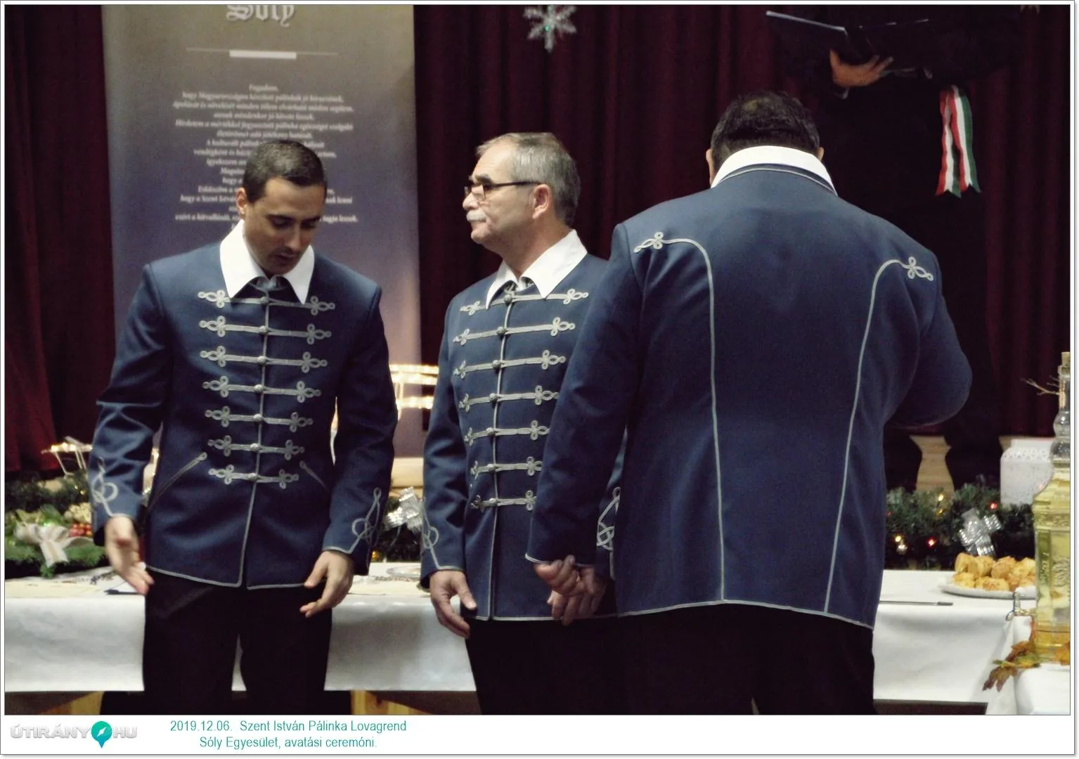 Szent István Pálinka Lovagrend alakuló és avatási ceremónia