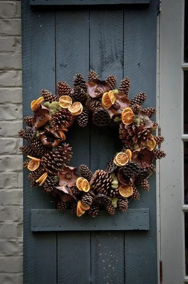 Egyszerű, könnyen elkészíthető ajtódíszek