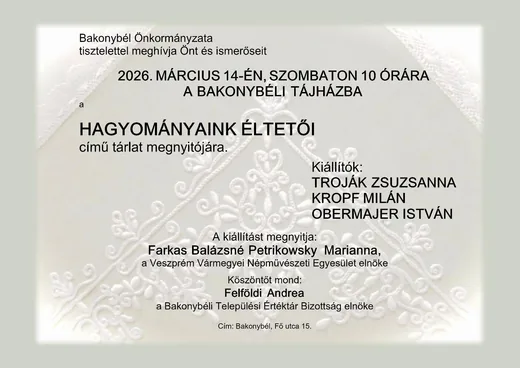 'Hagyományaink éltetői' cikk borítóképe