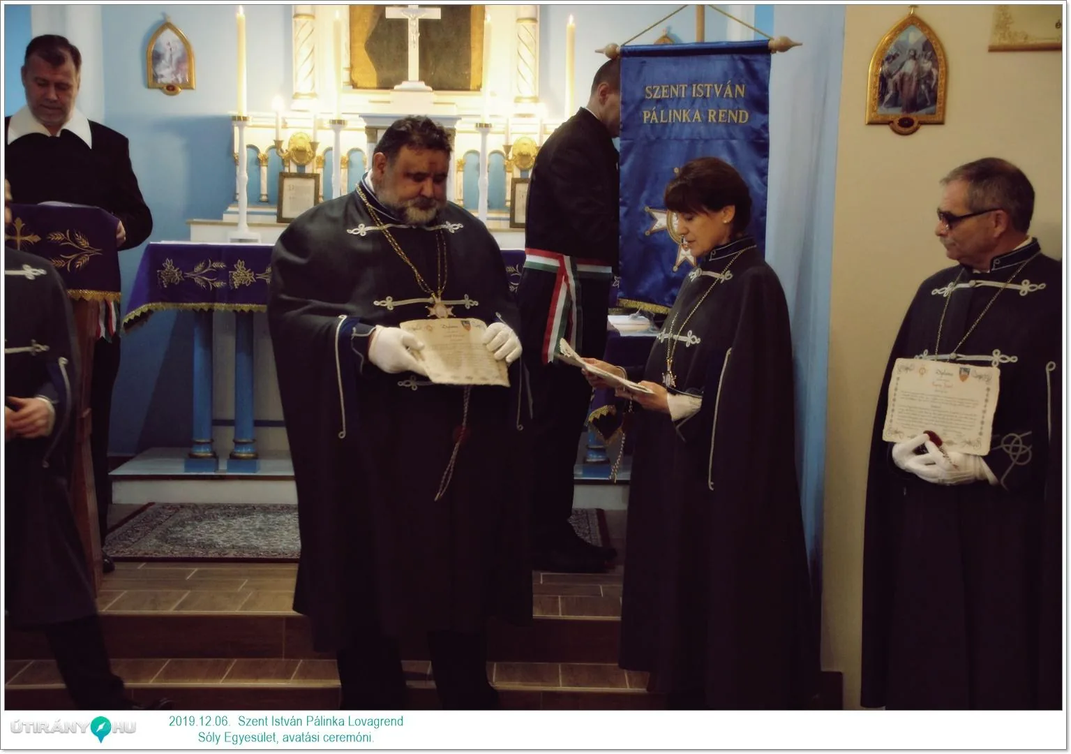 Szent István Pálinka Lovagrend alakuló és avatási ceremónia