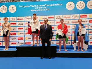 Szalay Adrián ösküi sportoló III.helyen végzett a Sumo Európa-bajnokságon borítóképe