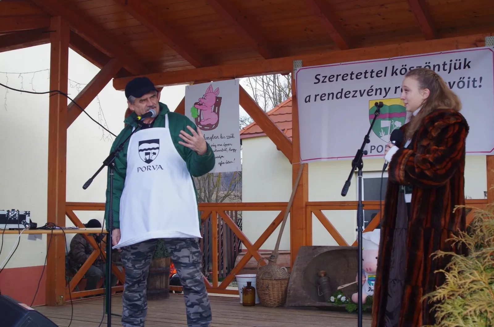 l. Porvai farsangi disznóvágás, Fotók: Sipőcz Pál /Sipi/