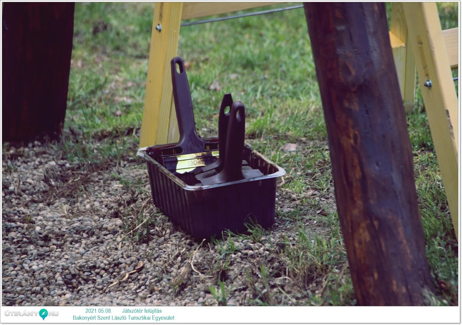 Játszótér felújítás 2021 / Fotók: Útirány.hu