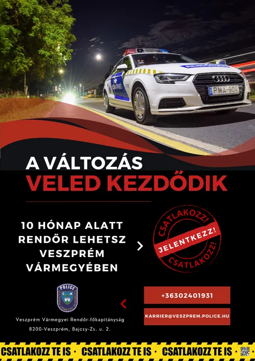 'Legyél Te is rendőr' cikk borítóképe