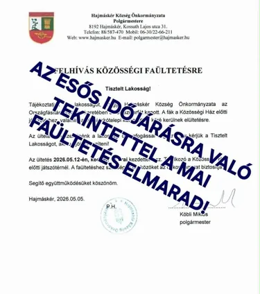 Tájékoztatók 