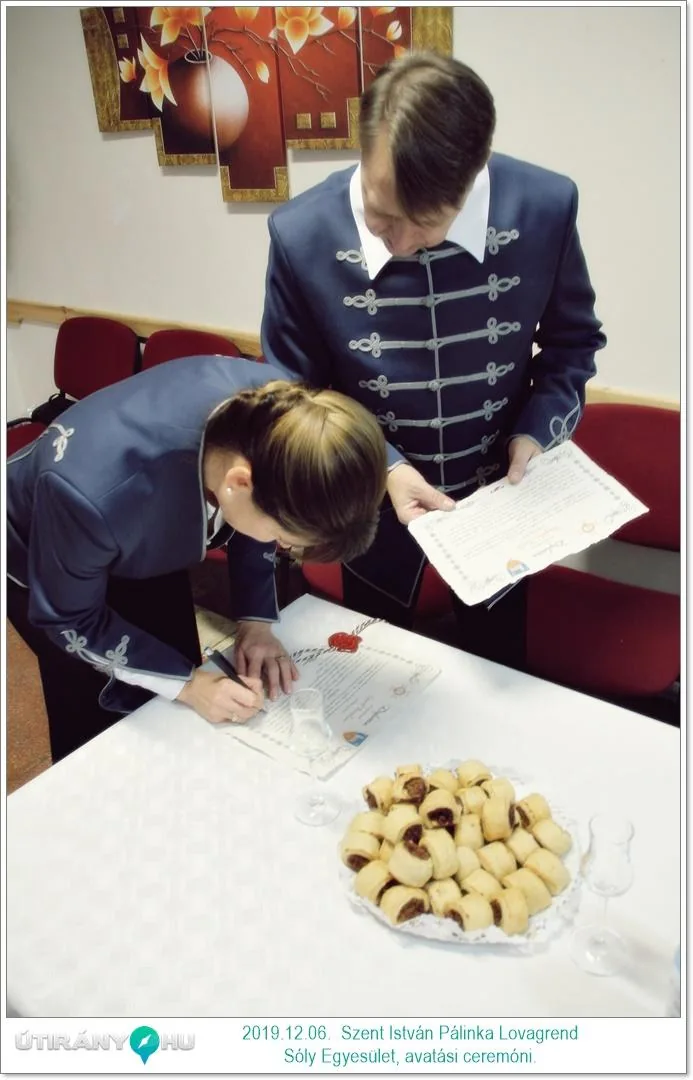 Szent István Pálinka Lovagrend alakuló és avatási ceremónia