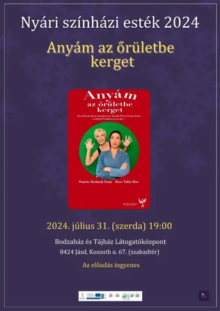 "Anyám az őrületbe kerget" színházi est borítóképe