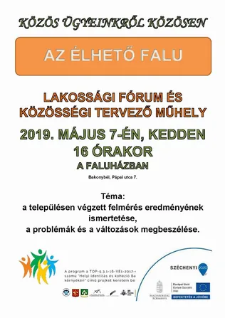 Lakossági fórum -Az élhető falu borítóképe