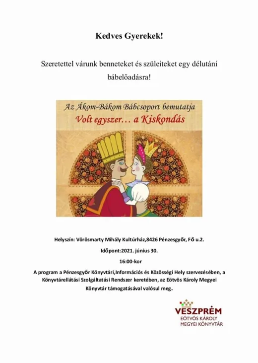 'Volt egyszer a kiskondás' cikk borítóképe