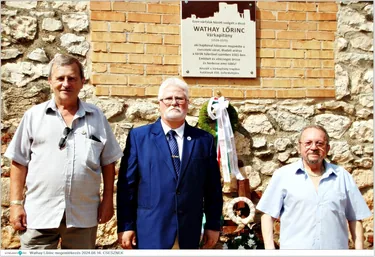 Wathay Lőrinc megemlékezés
