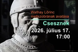 Wathay Lőrinc mellszobrának avatása borítóképe