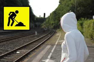 Vágányzári hirdetmény borítóképe