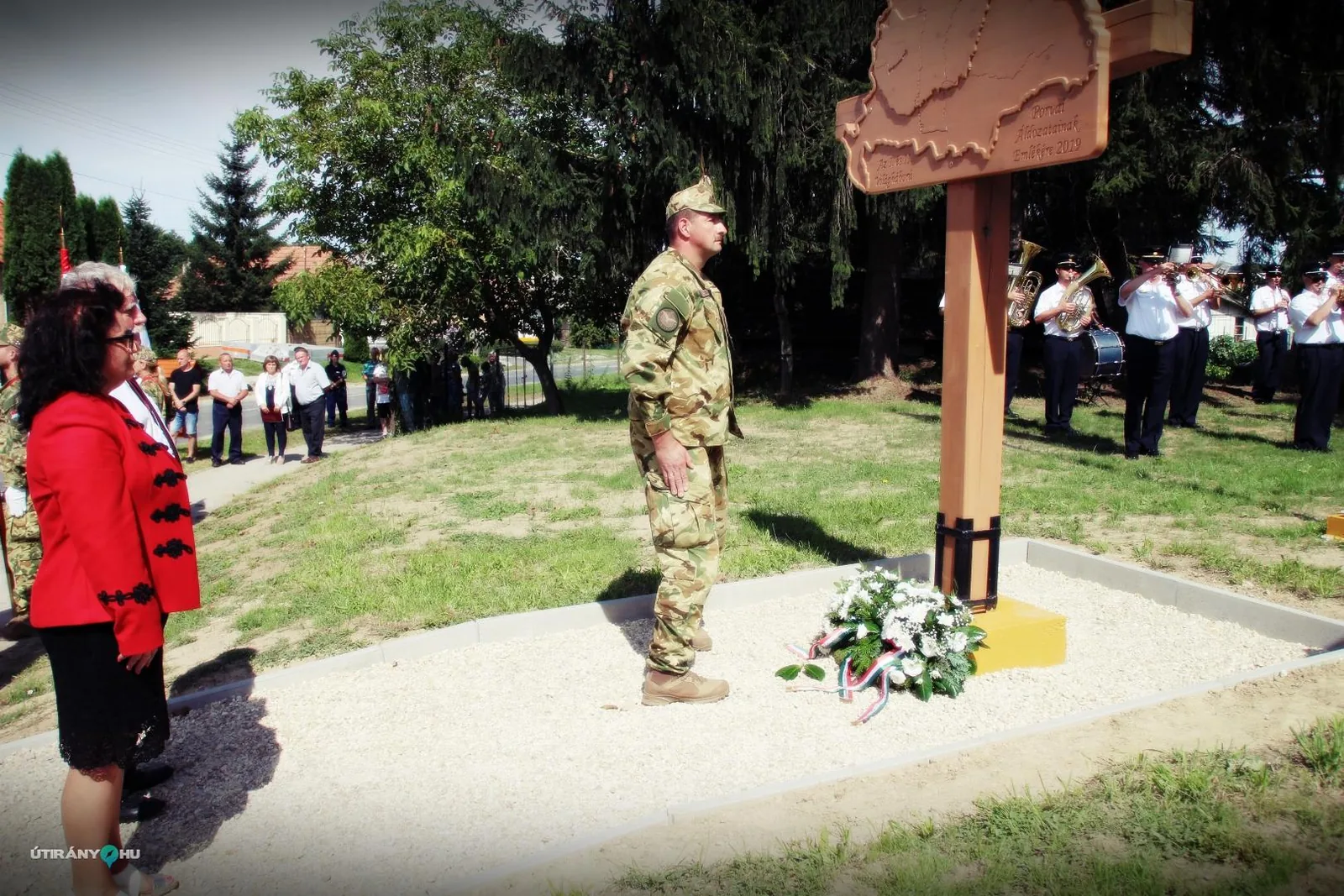 I és II Világháborús Emlékmű átadás. Fotók: Útirány.hu