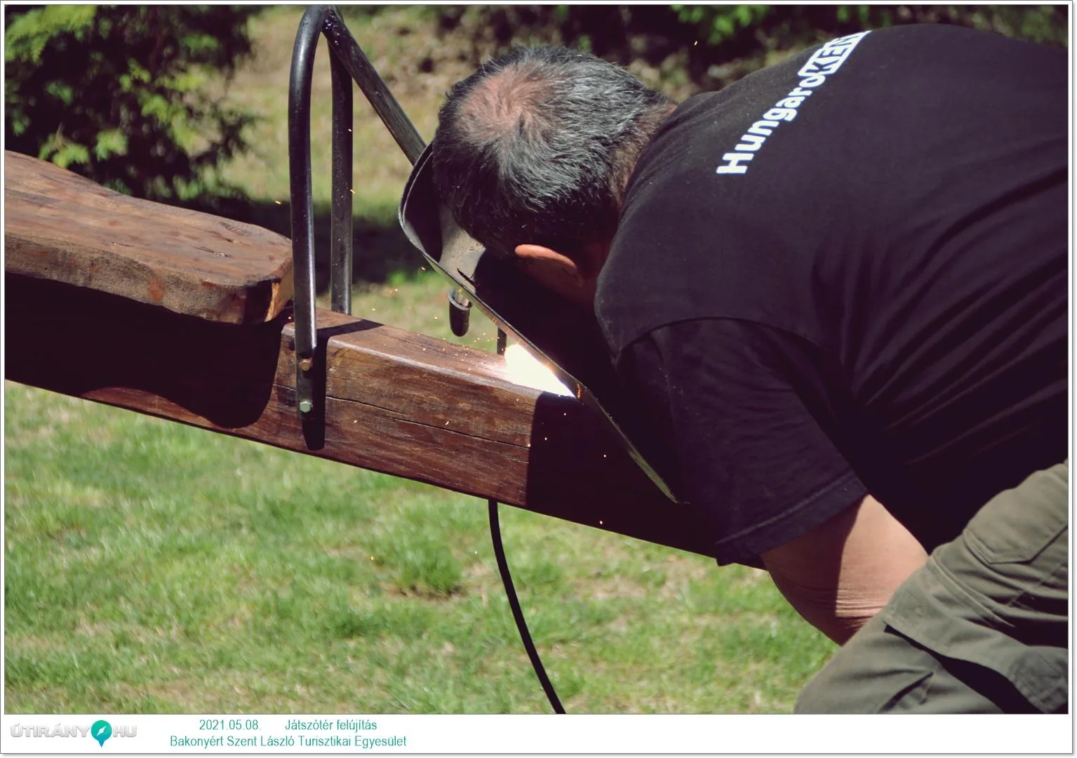 Játszótér felújítás 2021 / Fotók: Útirány.hu