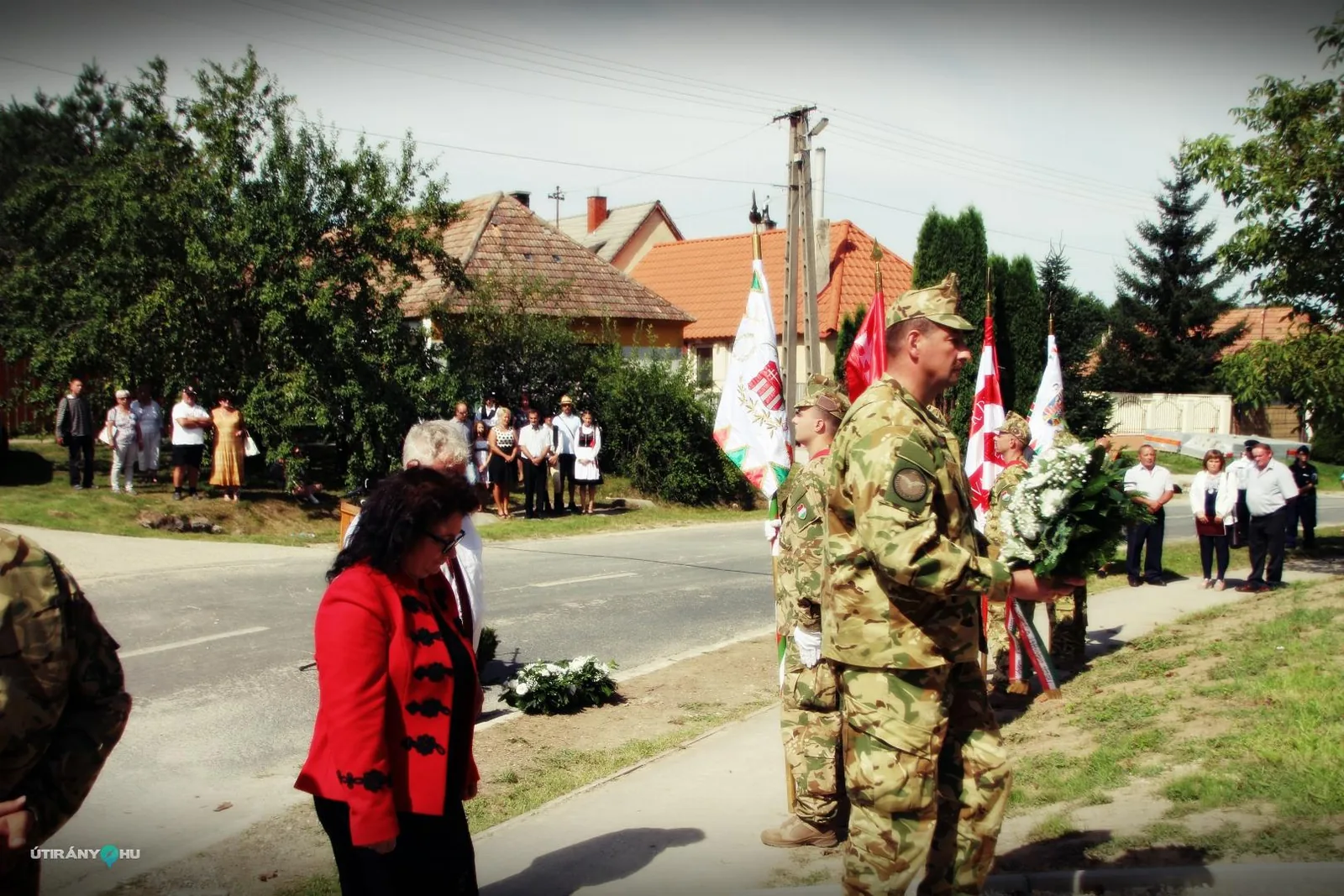 I és II Világháborús Emlékmű átadás. Fotók: Útirány.hu