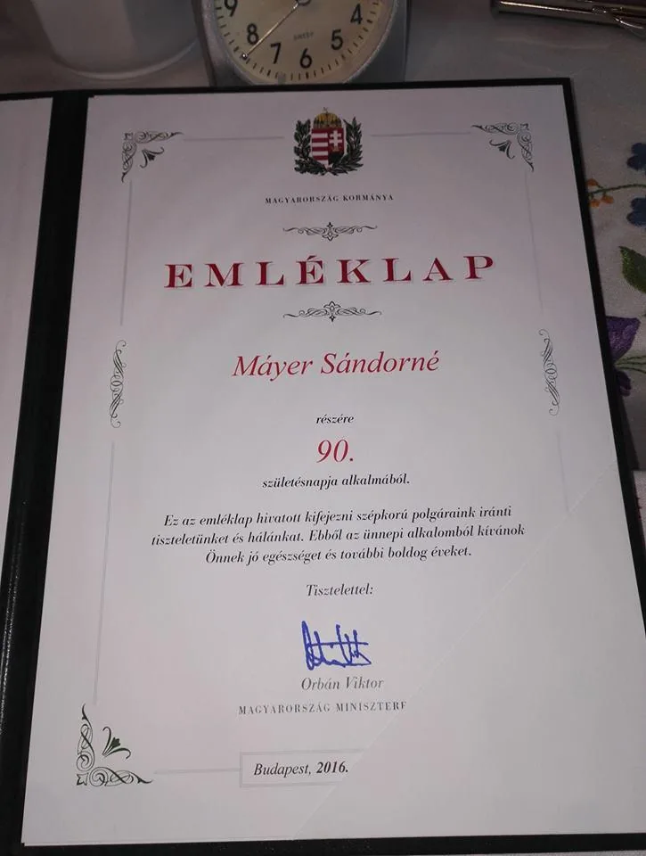 90 éves Margit néni