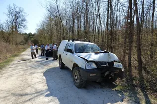 Árokba hajtott, majd fának ütközött borítóképe