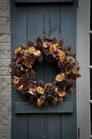 Egyszerű, könnyen elkészíthető ajtódíszek