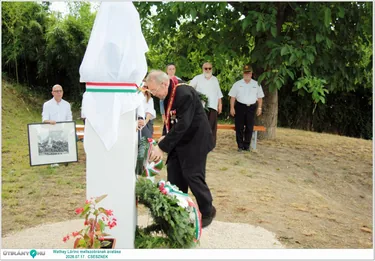 Wathay Lőrinc mellszobrának avatása