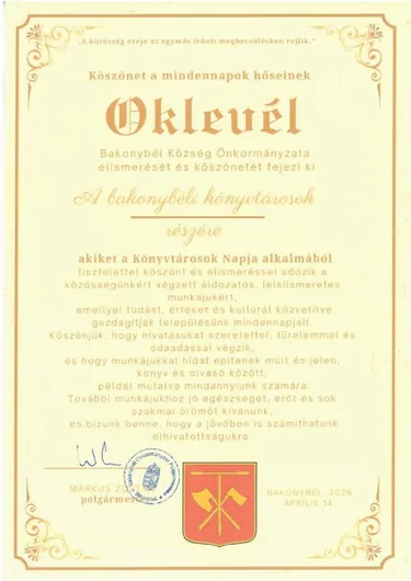Oklevél