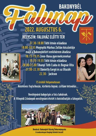 Bakonybél, Falunap 2022 borítóképe