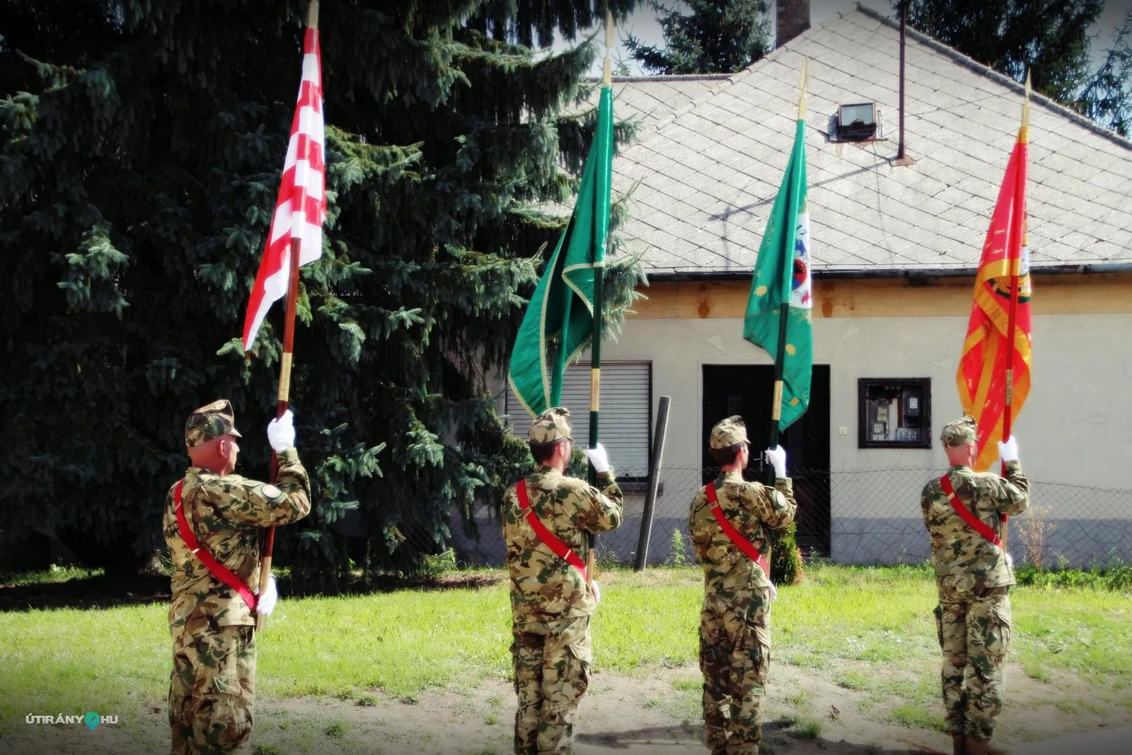 I és II Világháborús Emlékmű átadás. Fotók: Útirány.hu