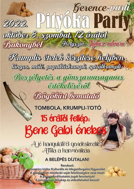 'Gerence-parti Pityóka Party' cikk borítóképe