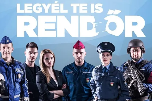 'Légy Te is rendőr' cikk borítóképe