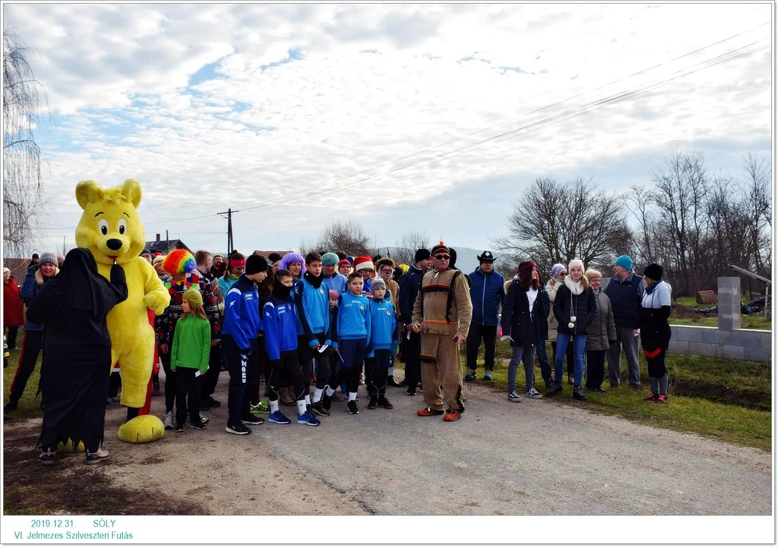 VI. Szilveszteri jelmezes futás. Fotók: Önkormányzat