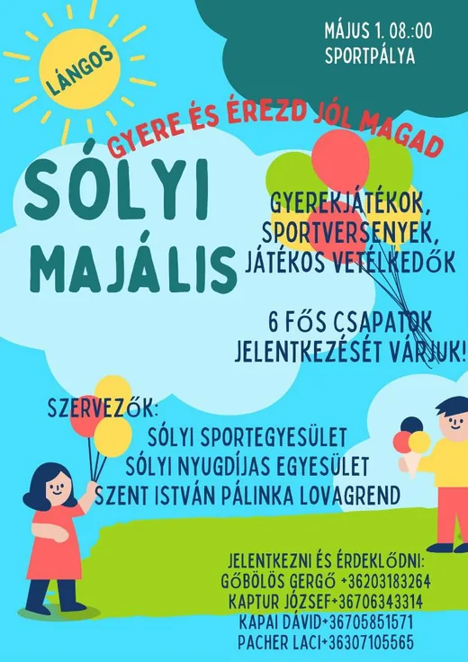'Sólyi Majális' cikk borítóképe