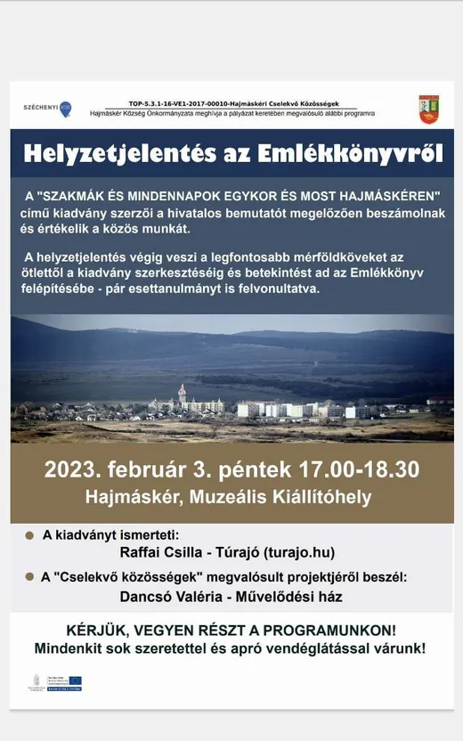 'Helyzetjelentés az Emlékkönyvről ' cikk borítóképe