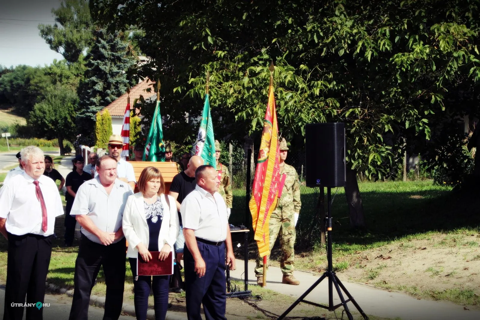 I és II Világháborús Emlékmű átadás. Fotók: Útirány.hu