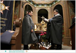 Díjkiosztó, szentelés, avatás, felvonulás