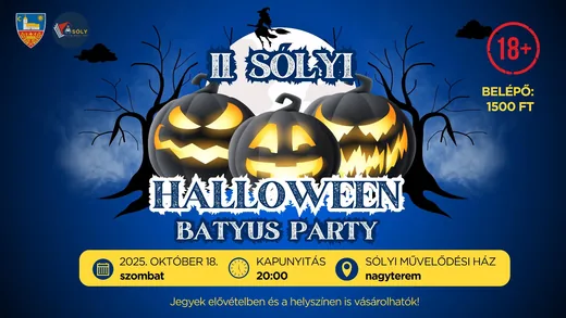 'HALLOWEEN BATYUS PARTY' cikk borítóképe