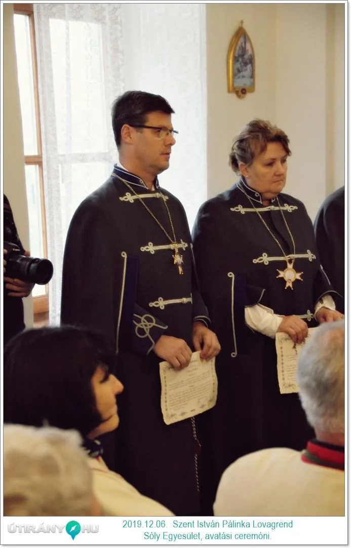 Szent István Pálinka Lovagrend alakuló és avatási ceremónia