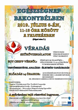 "Egészségnap" Véradás, szűrővizsgálatok borítóképe