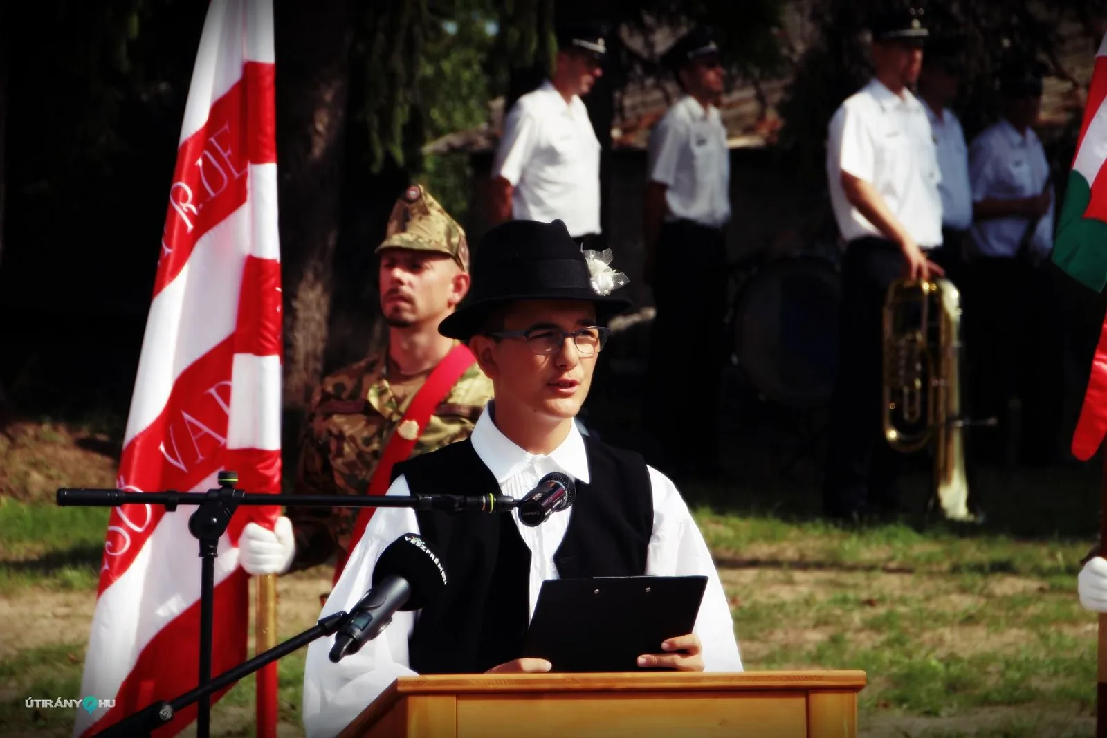 I és II Világháborús Emlékmű átadás. Fotók: Útirány.hu