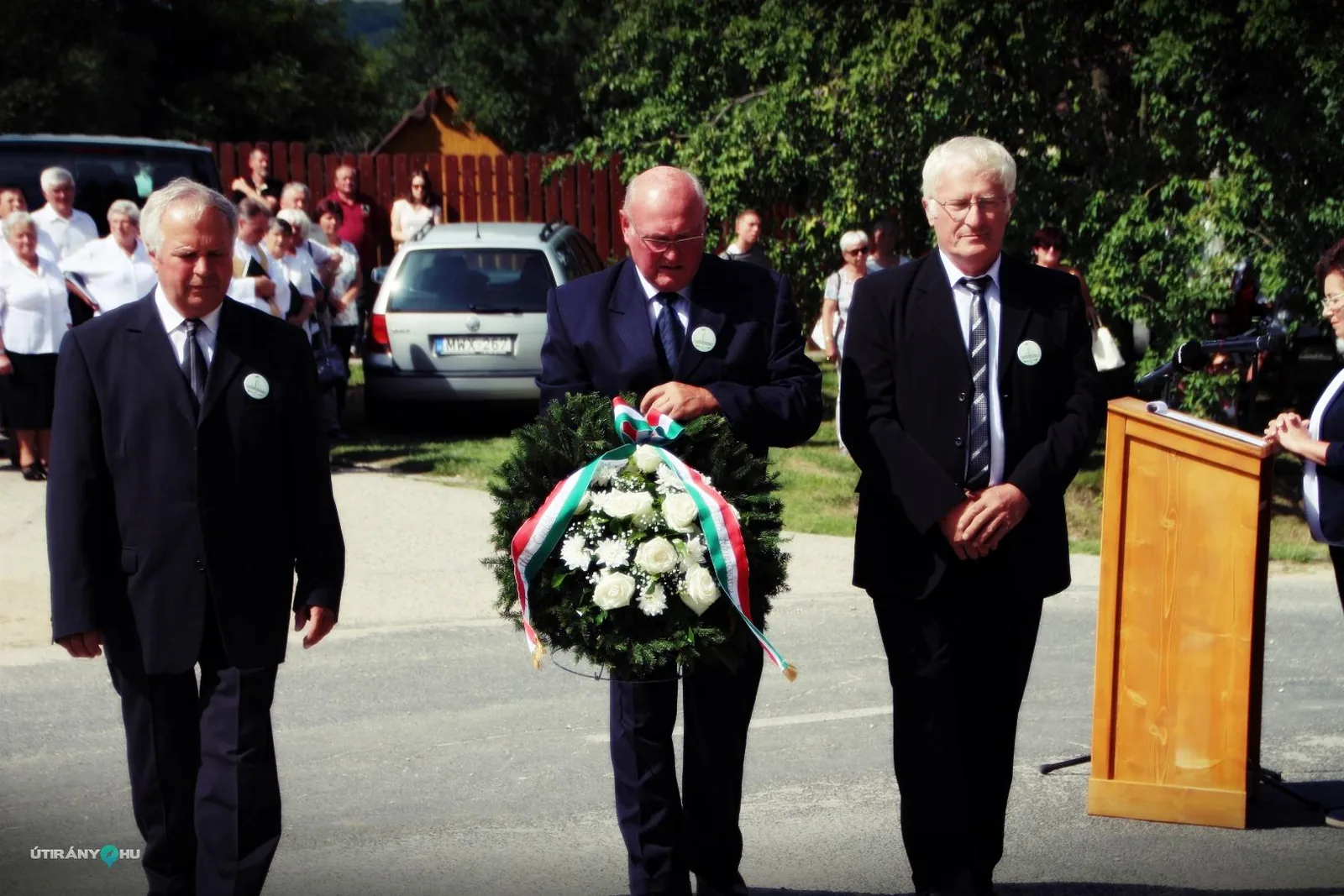 I és II Világháborús Emlékmű átadás. Fotók: Útirány.hu