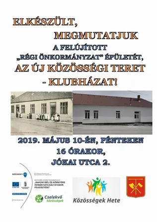 Elkészült, megmutatjuk! -Új közösségi tér borítóképe