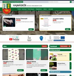 Megújult Hajmáskér honlapja borítóképe