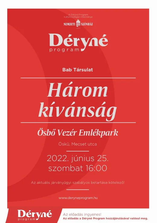 'Három kívánság színházi előadás' cikk borítóképe