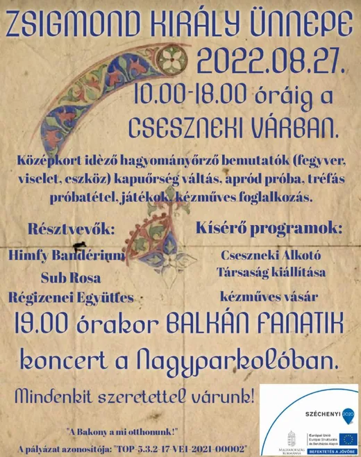 'Zsigmond Király Ünnepe Csesznek' cikk borítóképe