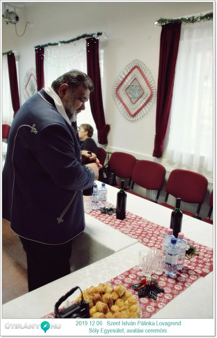 Szent István Pálinka Lovagrend alakuló és avatási ceremónia