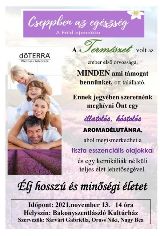 'Aromadélután' cikk borítóképe