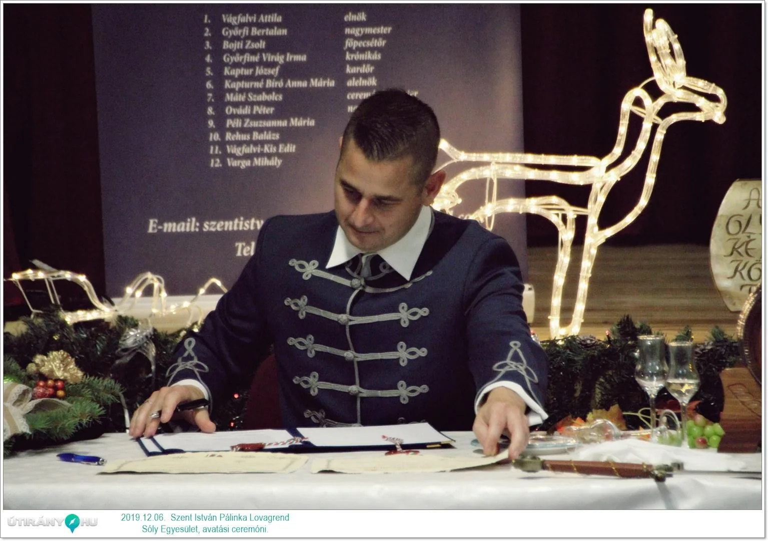 Szent István Pálinka Lovagrend alakuló és avatási ceremónia