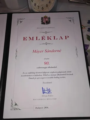 90 éves Margit néni