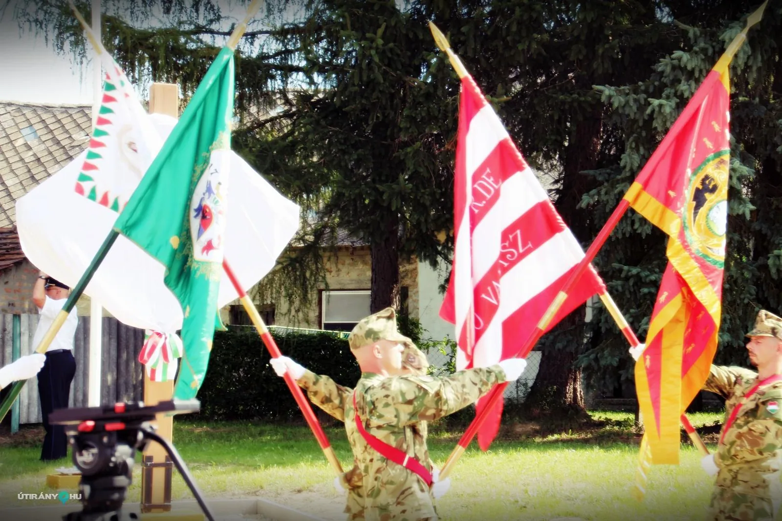 I és II Világháborús Emlékmű átadás. Fotók: Útirány.hu