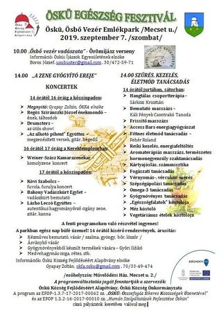 Öskü Egészség Fesztivál borítóképe
